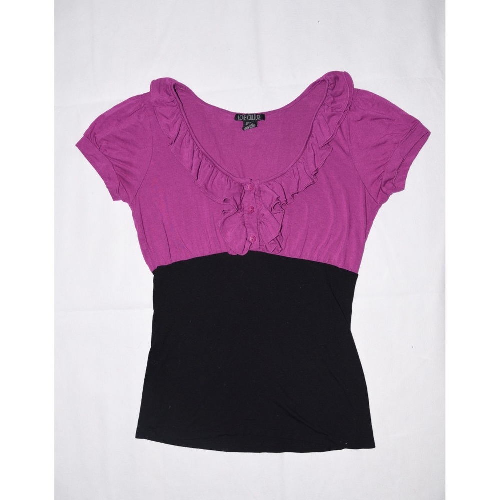 Pink and black blouse (🔴LAST CHANCE will be taken off soon)